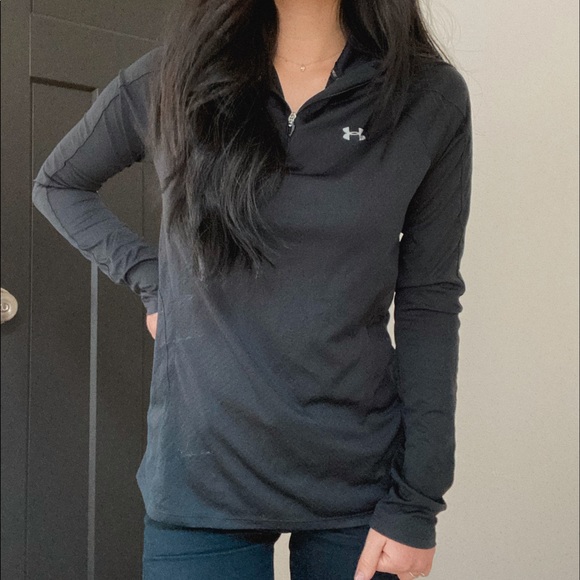 Under armour black quarter zip size S - Picture 1 of 2